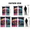 2PCS Rainbow Love Rain Curtain Curtains   Dreamy Sweet Wind   Living Room and Bedroom   Drawbar Pocket Decoration