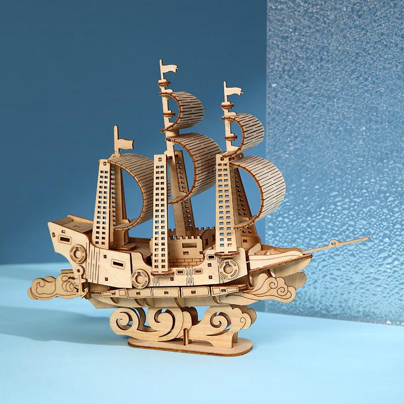 DIY 3D Ocean Sailboat Puzzle
