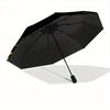1pc Black Cat Pattern Automatic Open, Sturdy Iron Frame, Compact Folding Design, All-Season Portable Umbrella for Women & Men, Outdoor Umbre