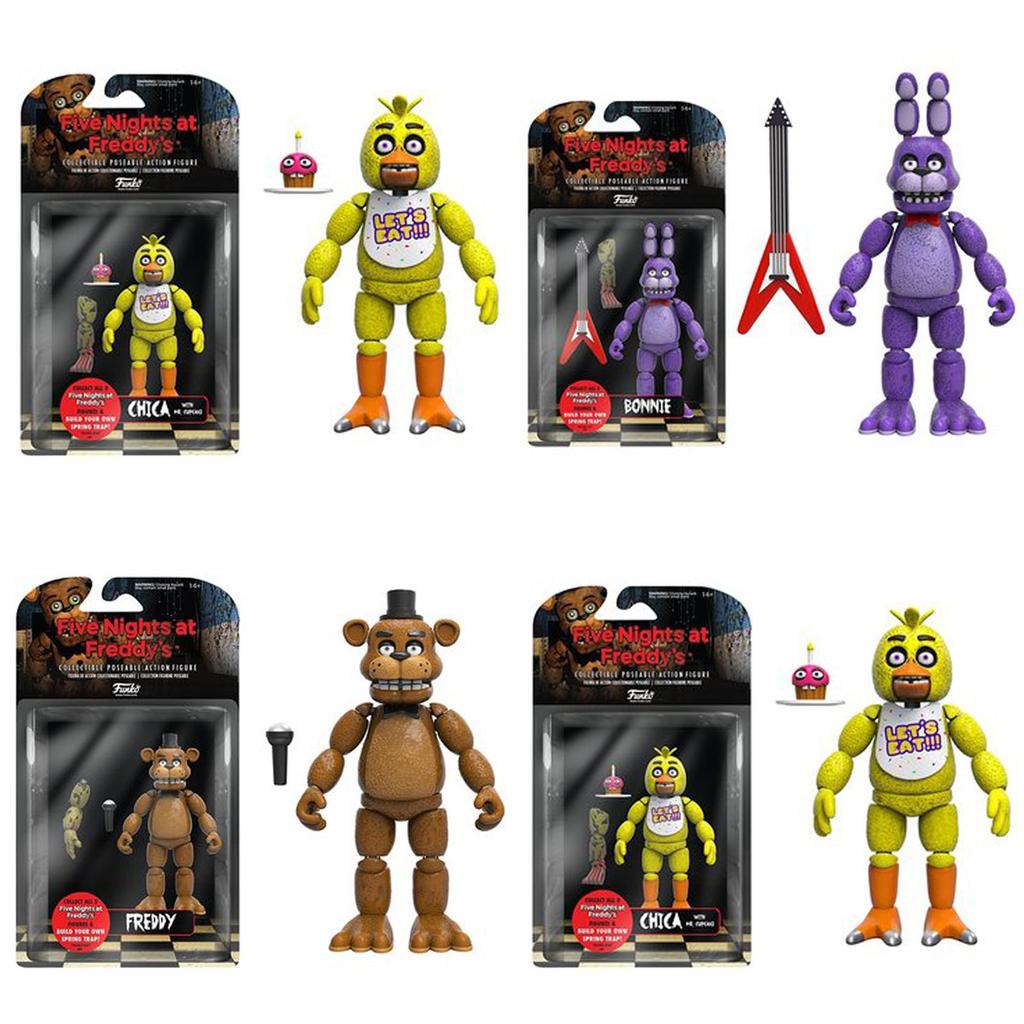 Fnaf Five Nights At Freddy's Action Figure Articulated Golden Freddy For Kids