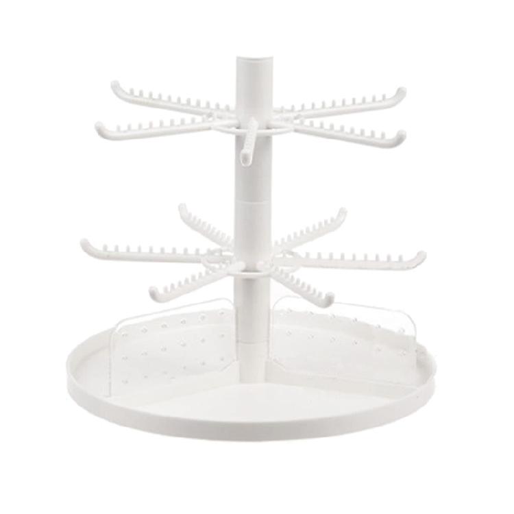 

Standing Earring Necklace Holder 2/3/4-Tiers Hanging Jewelry Organizers Display Stand Jewelry Storage Display Tower Rack 1