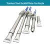 Stainless Steel Round Mouth Water Gun Nozzle with Switch