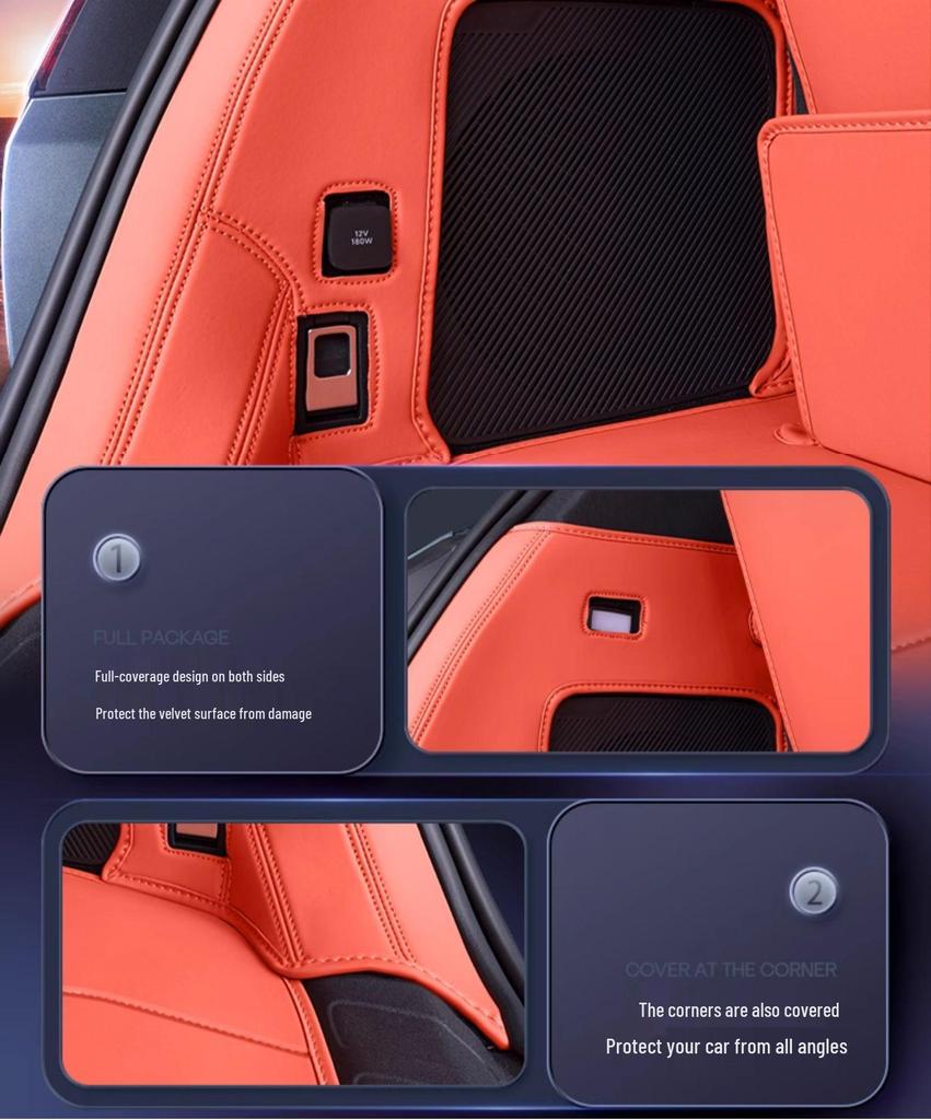 BYD Tang L 2025 Trunk Mat for EV/DM-i/DM-p - Full Coverage Tail Box Mat