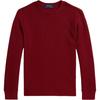 Polo Sweatshirt FW25 Baumwaffel Langarm Rundhals Kinder Kinder-Sweatshirt 323920629-011