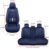 5-seat universal car seat cover, new nappa leather ice silk fixed lumbar support, four-season universal, suitable for most cars