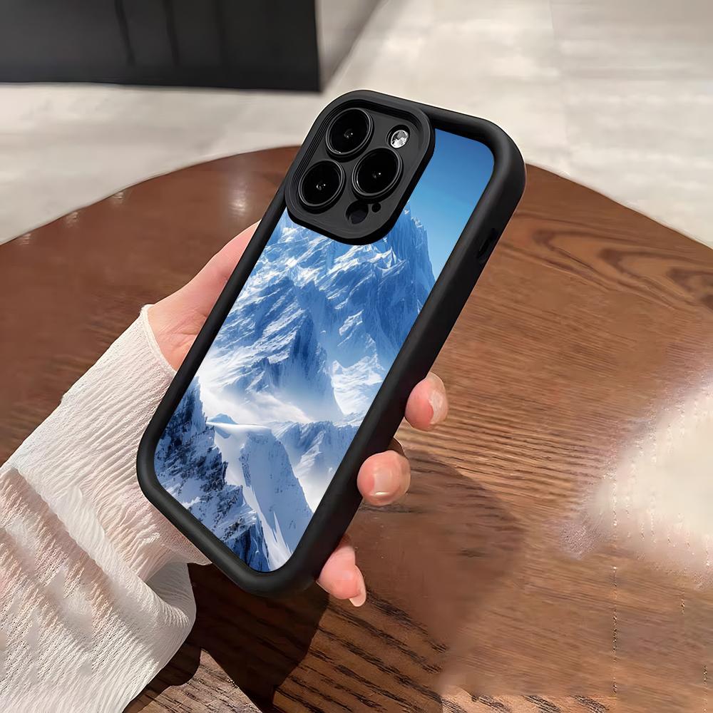Husă de telefon Muntele Everest Pentru IPhone 17 Pro Max 15 Pro 16 14 Plus 12 13 Mini 11 Pro Antișoc Capac Moale