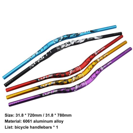 Integrierter Fahrradlenker Ultraleicht Verschleißfest Stoßfest Riser Bar für Fahrräder