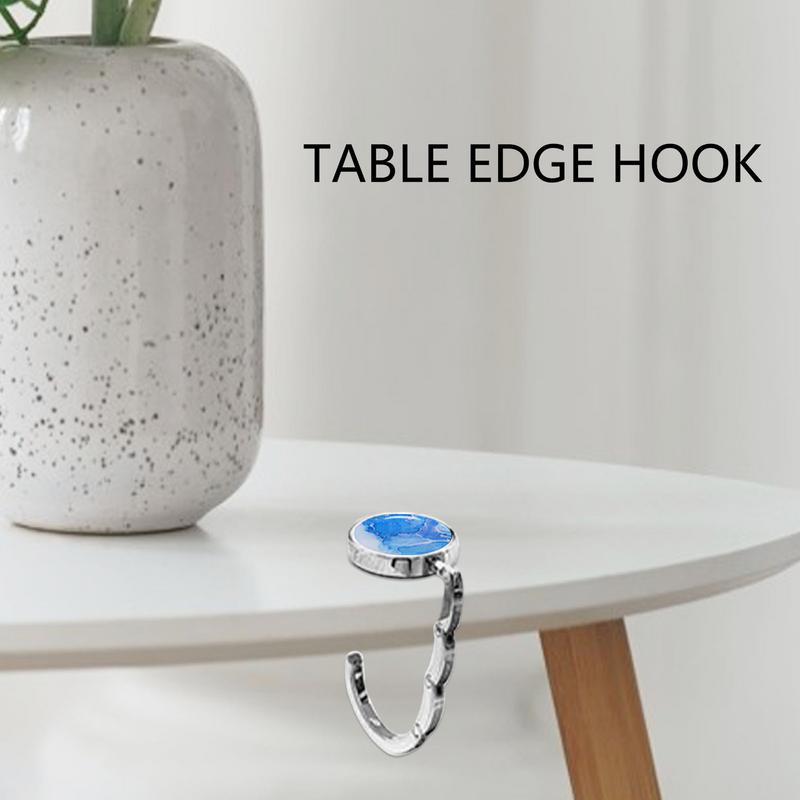 1pcs Portable Fashion Folding Purse Handbag Bag Hanger Hook Holder Table Hook Unique Bag Parts Accessories