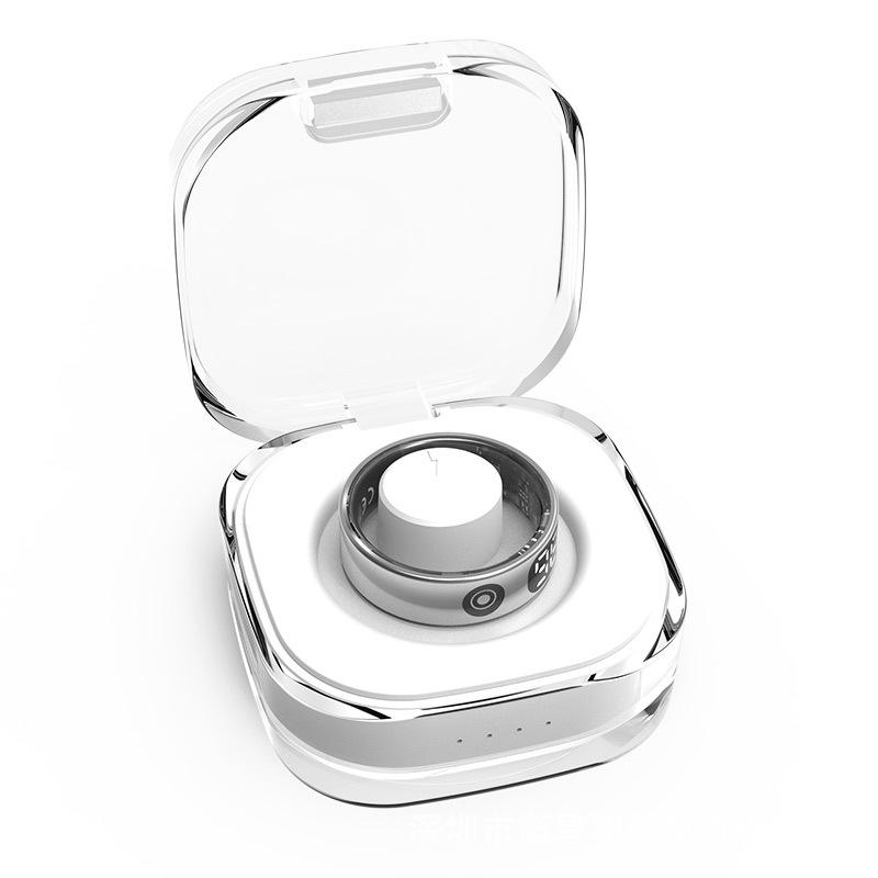 Touchscreen Smart Ring: Heart Rate, Blood Oxygen, Sleep, Exercise Tracking, E-book, Remote Photo, Magnetic Fast Charging - Douyin/TK Compatible