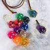 Trendy Cage Holder Necklace with Interchangeable Crystal Rope Pendant Fashionable Crystal Stone Accessory for Women