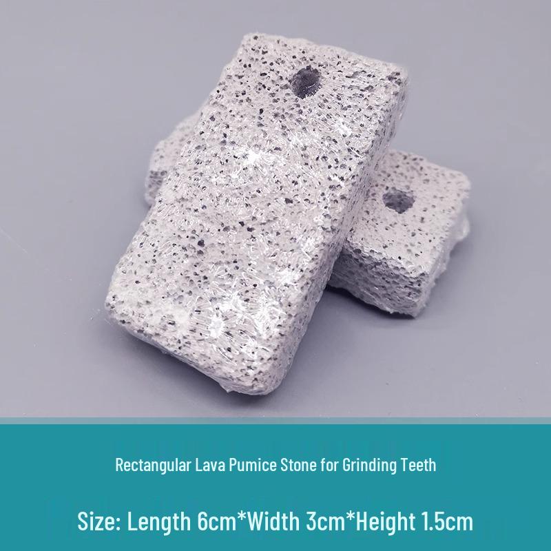 

Игрушка-жевалка из вулканической породы для маленьких питомцев: Зубной камень для хомяков, кроликов, шиншилл и морских свинок.