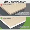 1PC 10mx2.5cm Bendable Edge Banding Moisture-proof Durable Veneer Edge Edging Waterproof Furniture Edging Tape Office Furniture