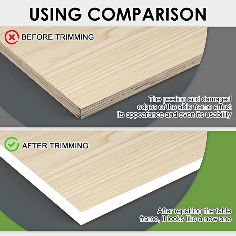 1PC 10mx2.5cm Bendable Edge Banding Moisture-proof Durable Veneer Edge Edging Waterproof Furniture Edging Tape Office Furniture