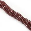 4mm Faceted Diamond Crystal Glass Beads for Handmade Hair Accessories