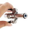 New Stainless Steel Car Grease Gun Syringe Tip - Double Handle Oil Lubricant Nozzle for Auto Repair Accessories