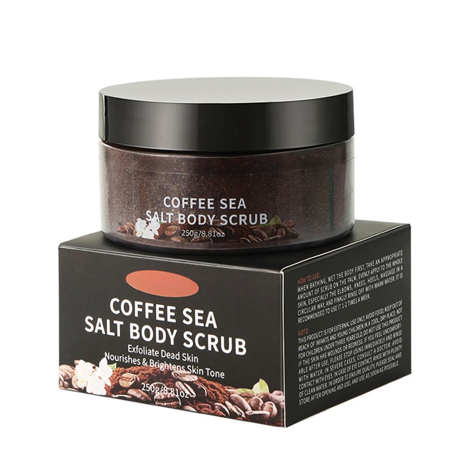 

Кофейный крем-скраб для глубокого очищения тела, морской эксфолиации и удаления куриной кожи