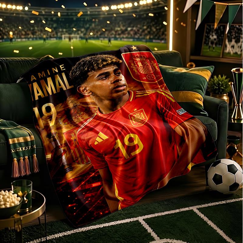 Spain's Ya-mal Celebration Blanket Lightweight Ideal Bedding Blanket Perfect for Travel, Camping, Living Rooms, Offices, Sofas, Fan Christmas Gift