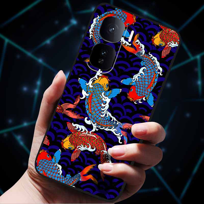 Kwiatowe Wytłaczane Etui 3D Dla vivo iQOO Neo 10 Etui 10Pro Miękkie Silikonowe Etui na Telefon dla vivo iQOO Neo 10 Pro Tylna Pokrywa Coque Torba