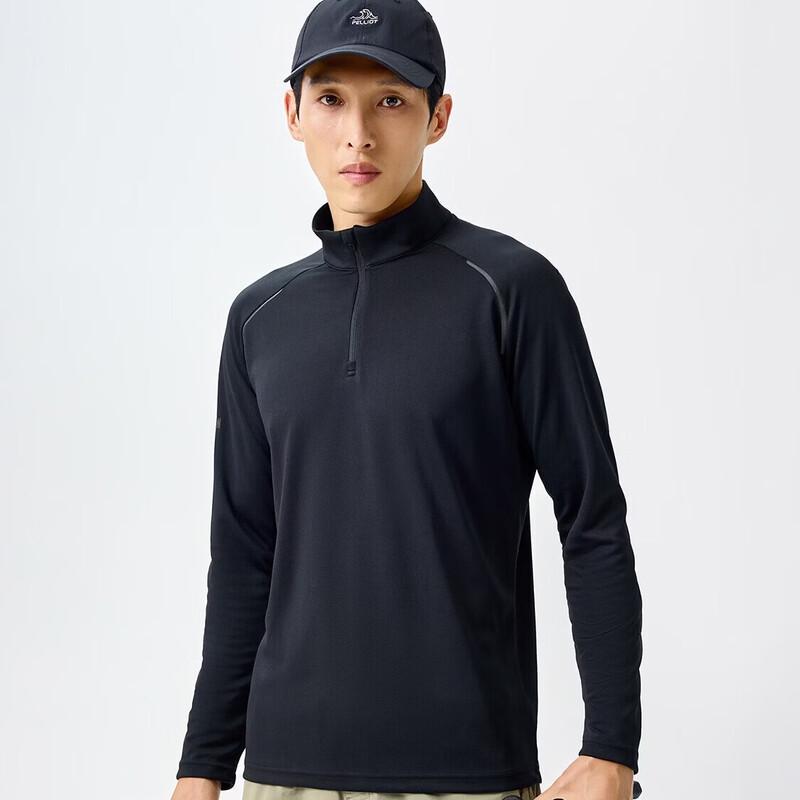 Pelliot Men s Outdoor Quick-Dry Long-Sleeve Stand Collar T-Shirt XXXL