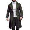 European 2024 Men's Double-Breasted Wool Overcoat In Stock