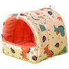 Hamster Print Hammock Sleeping Bed Hanging Bed Mat Cage Accessories Warm AntiScratch Tunnel Bed for Ferrets Squirrels