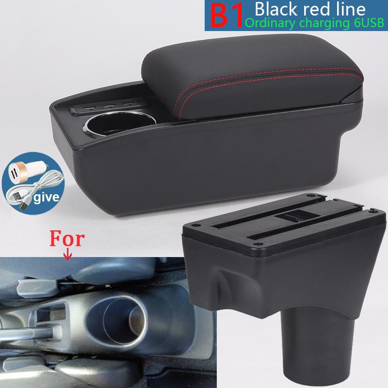 For Nissan Sunny Armrest Box For Nissan March Micra K13 Car Armrest Storage Box Dedicated Retrofit Parts Interior Car Accessorie