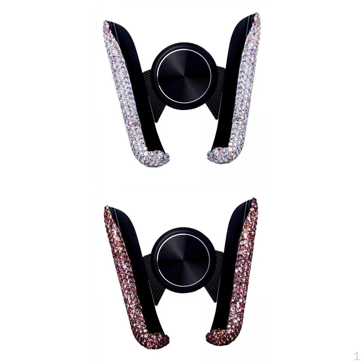 

2x Автомобильный держатель для телефона Женский бриллиантовый держатель Подставка Интерьер