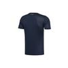 Li Ning Logo Training Short Sleeve T-Shirt Men Tops Ink-Blue ATSQ333-3