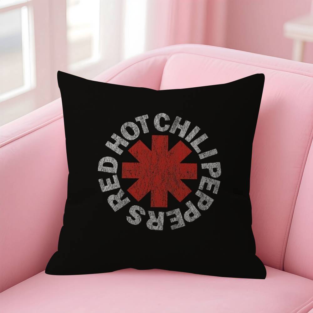 4545cm Cushion Cover Pillow Cover Decor Pillowcase Home Pillowcase for Couch Pillow Red Hot Chili PPeppers Band