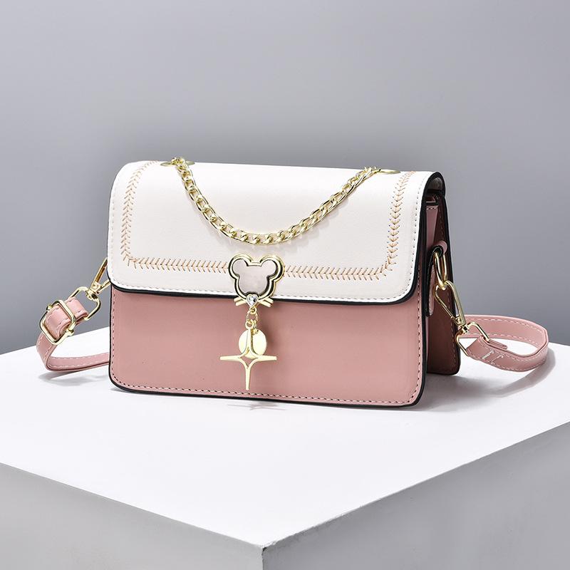 Bag Women's Messenger Bag 2025 New Versatile Shoulder Bag Trend Women's Bag Niche High-end Portable Small Square Bag