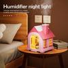 Snow House Cartoon Aroma Diffuser with Colourful LED Night Lights 500ml USB 2nd Gear Spray Auto-Off Air Humidier for Home Gifts