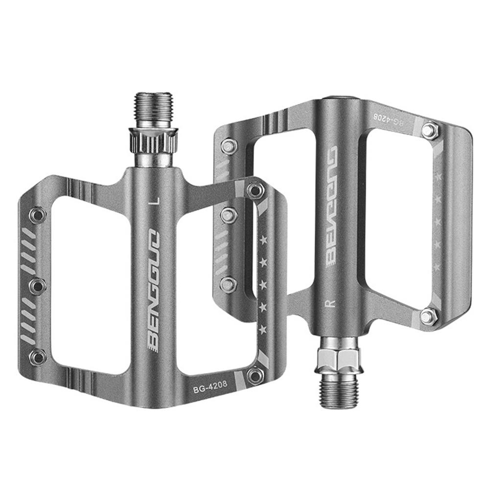 Sealed Bearing Bicycle Ultralight Pedal Anti-Slip Bicycle Wide Platform Pedals Waterproof Folding Bike Pedals for Outdoor Riding
