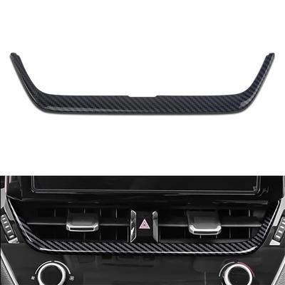 Car Dashboard Center Air Vent Cover Trim Carbon Fiber Look For Toyota Corolla