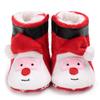 Kids Baby Boys Girls Xmas Christmas Slippers Winter Warm Indoor Slip On Shoes