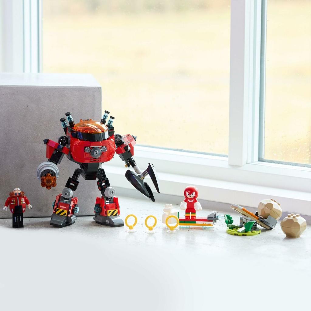 Construction Set Lego 77005 Sonic Knuckles VS Dr. Eggman Egg Crusher Mech 350 Pieces