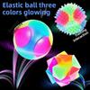 Dog Toy Balls, Small Dog Shining Pet Balls, Luminous Elastic Balls, Training Interaction, Throwing Dog Balls