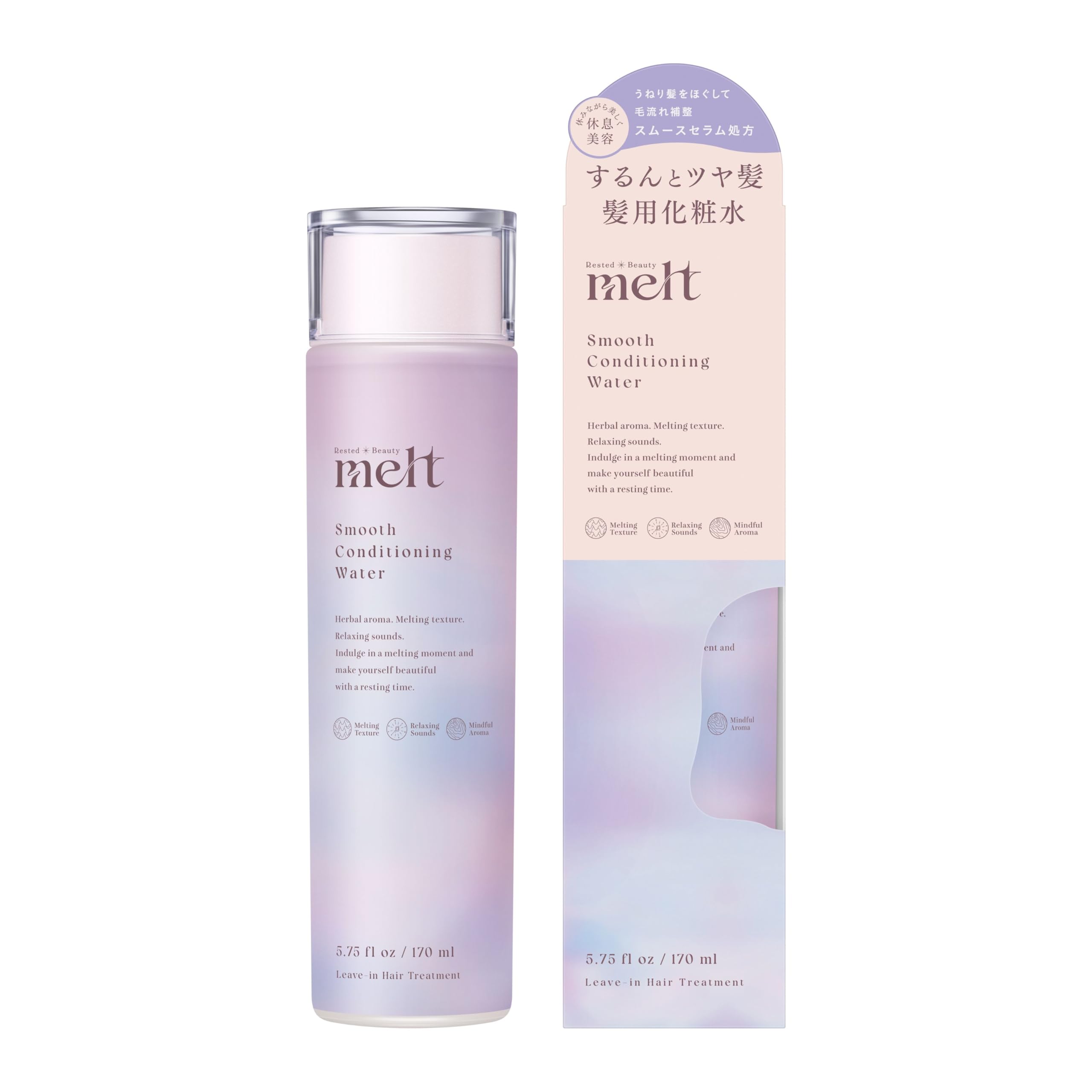 

Melt Smooth Conditioning Water 170 мл Аромат пиона и инжира фиолетовый