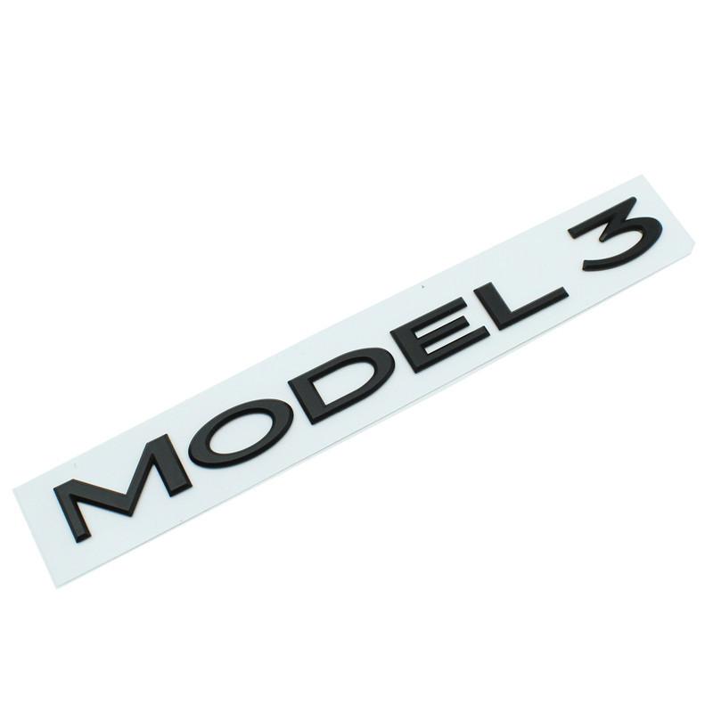 3D ABS Tesla Model 3 XSY DUAL MOTOR Spacex Logo Auto Buchstabe Heckklappe Kofferraum Aufkleber Emblem Abzeichen Aufkleber Aufkleber