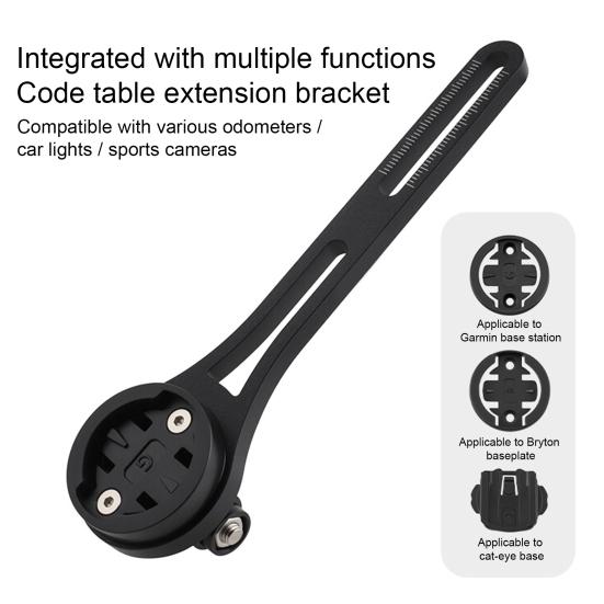 Aluminum Alloy Bike Computer Mount Lightweight Universal MTB Mountain Road Bike Handlebar Computer Action Camera Light Holder Bike Accessories