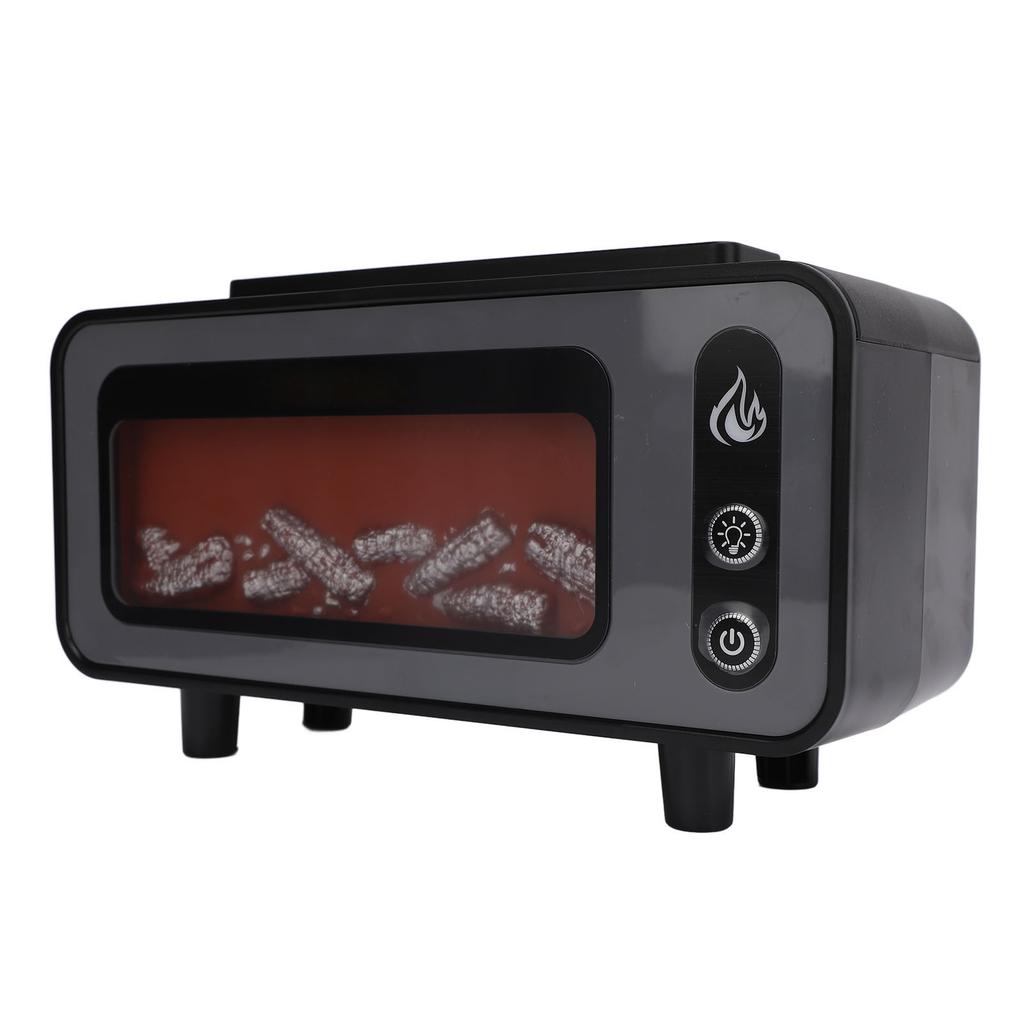 Fireplace   Diffuser Vintage Flame Essential Oil USB Humidifier 200ml for  a Home  