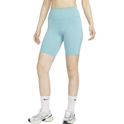 Einfarbig Atmungsaktiv Schnelltrocknend Hochtailliert Radhose Damen Unterteile Denimblau Grün FN3207-464