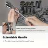Telescopic Shaking Head Quick Ratchet Wrench 1/4 3/8 1/2 Quick Release Movable Head Chromium Molybdenum Steel Multifunctional Professional Repair