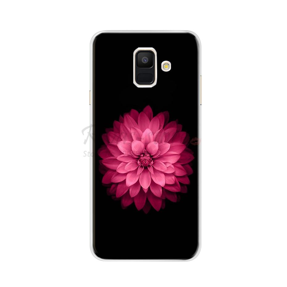 Case For Samsung Galaxy A6 2018 Transparent Cartoon Soft TPU Silicone Phone Cases Back Cover For Samsung Galaxy A6 A 6 Plus 2018