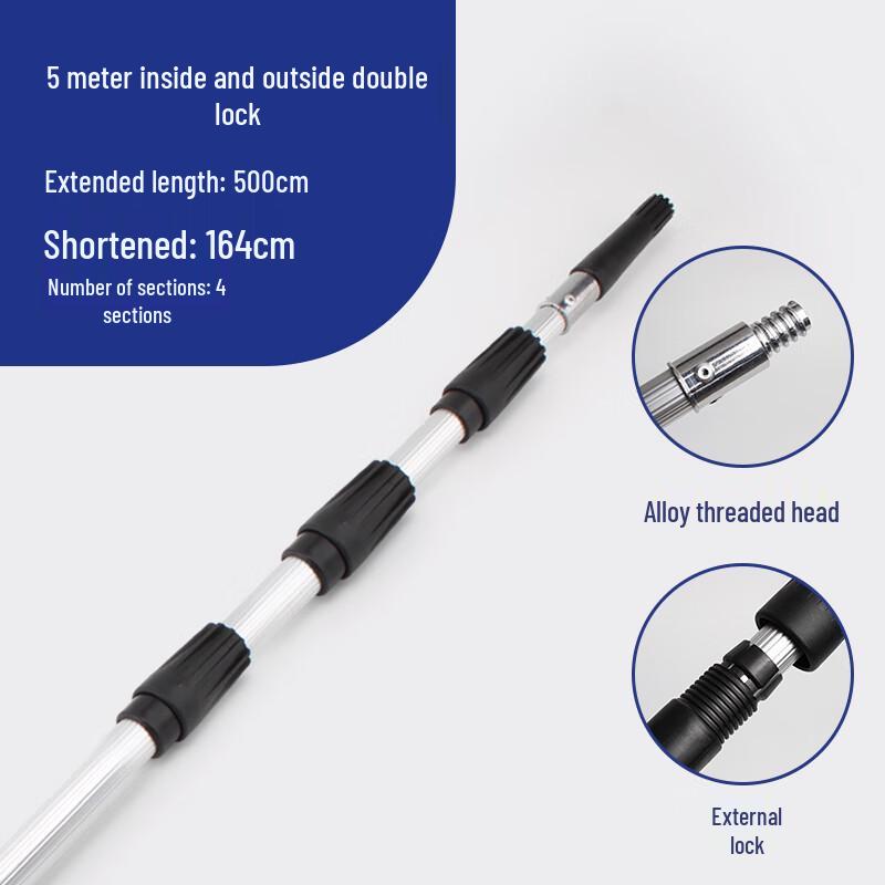Langsaizebo Telescopic Roller Brush Extension Pole