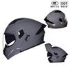 New model open-face motorcycle helmet with dual visors for men and women, full-face electric vehicle helmet