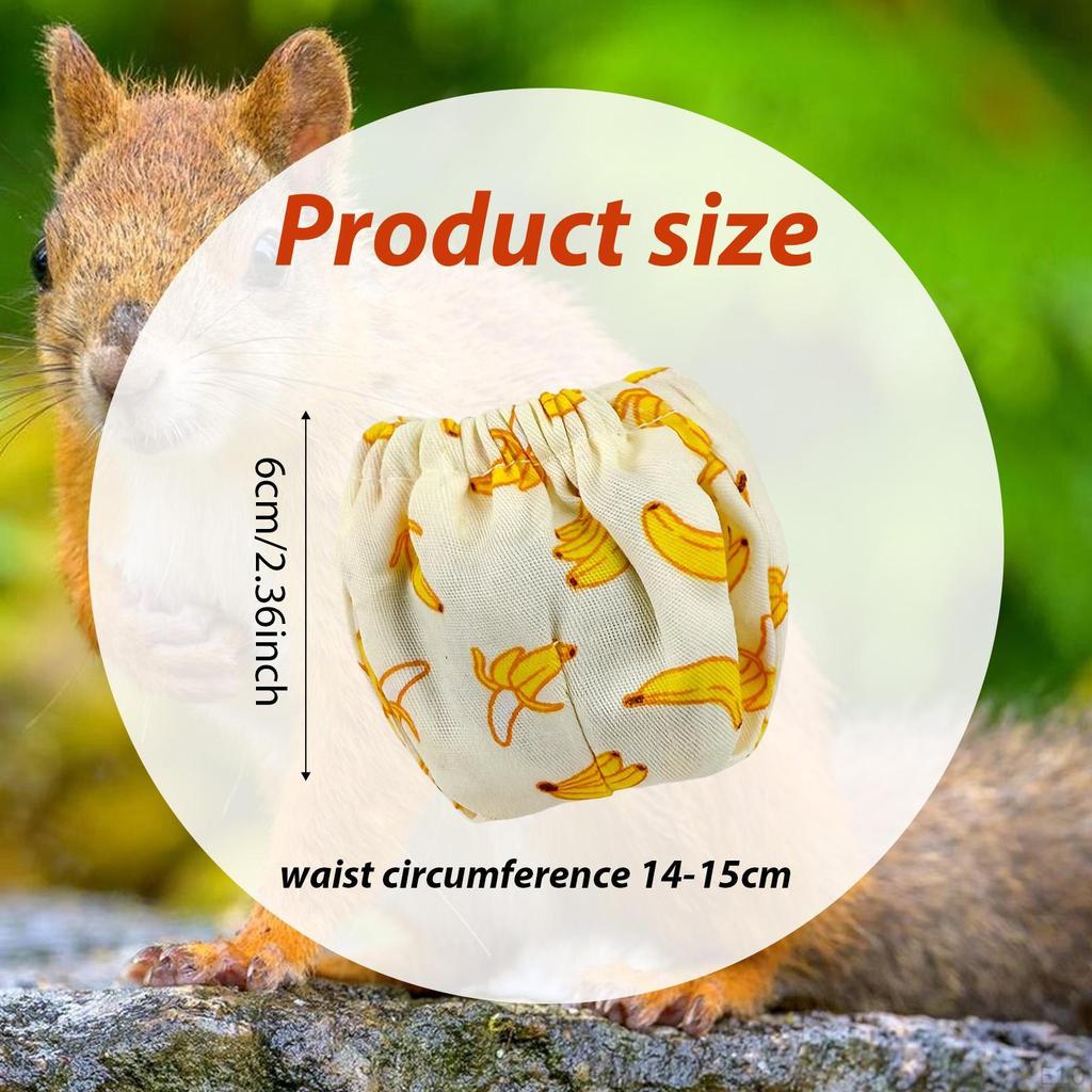 Small Pet Diaper Nappy Comfortable High Absorbent Pants Sugar Glider Squirrel for Outdoor