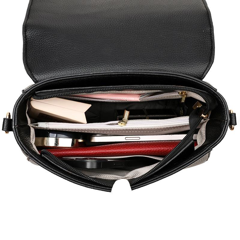 Premium Sense Bag Women 2025 New Fashion Stone Pattern Commuter Bag Atmospheric Portable Versatile Shoulder Messenger Bag