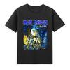 2024 Men Iron T Shirt Casual Powerslave Head T-shirt Graphic Oversized Sports Tops Maiden Comfortable Streetwear 100% Cotton Tee