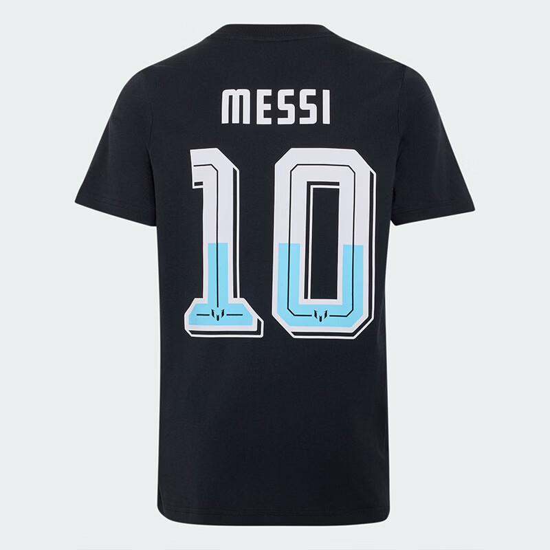 adidas Kids' Messi Short Sleeve Football T-Shirt