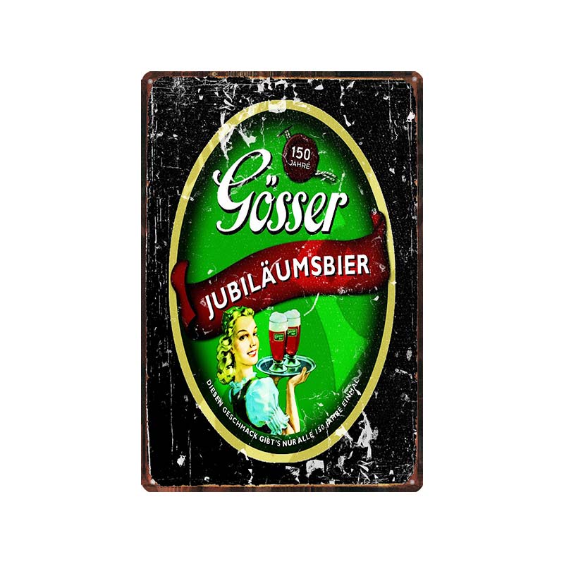 

Австрія Пиво Металеві Бляшані Знаки Табличка Металева Вінтажна Настінна Бар Домашнє Мистецтво Ретро Ремесло Декор Кінотеатру 30X20CM DU-9311A 20x30cm（7.8x11.8inch）